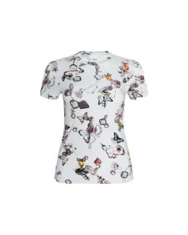 L'Agence Ressi Short-Sleeve Butterfly Charm Tee | Thumbnail 1