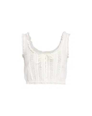 LoveShackFancy Blyss Cotton Sleeveless Top | Thumbnail 1 LoveShackFancy Blyss Cotton Sleeveless Top | Thumbnail 1