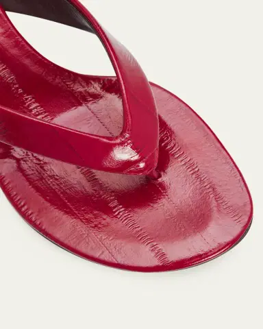 Le Monde Béryl 50mm Eel-Embossed Leather Micro Wedge Thong Sandals | Thumbnail 5 Le Monde Béryl 50mm Eel-Embossed Leather Micro Wedge Thong Sandals | Thumbnail 5