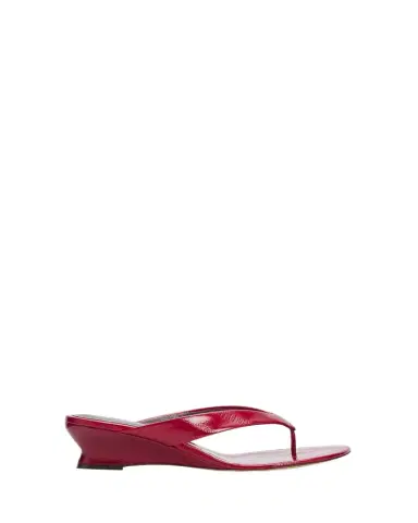 Le Monde Béryl 50mm Eel-Embossed Leather Micro Wedge Thong Sandals | Thumbnail 1 Le Monde Béryl 50mm Eel-Embossed Leather Micro Wedge Thong Sandals | Thumbnail 1