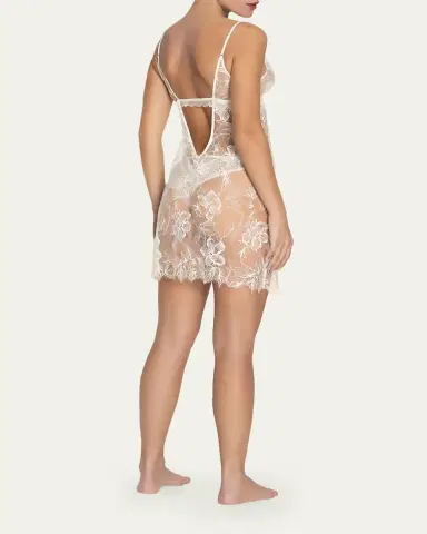 Lise Charmel Sublime Organza Scalloped Lace Nightie | Thumbnail 3 Lise Charmel Sublime Organza Scalloped Lace Nightie | Thumbnail 3