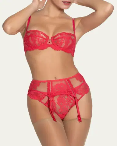 Lise Charmel Desirs De Venise Lace Suspender Belt | Thumbnail 2