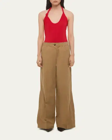 Helmut Lang Trench Wide-Leg Pull-On Trousers | Thumbnail 2 Helmut Lang Trench Wide-Leg Pull-On Trousers | Thumbnail 2