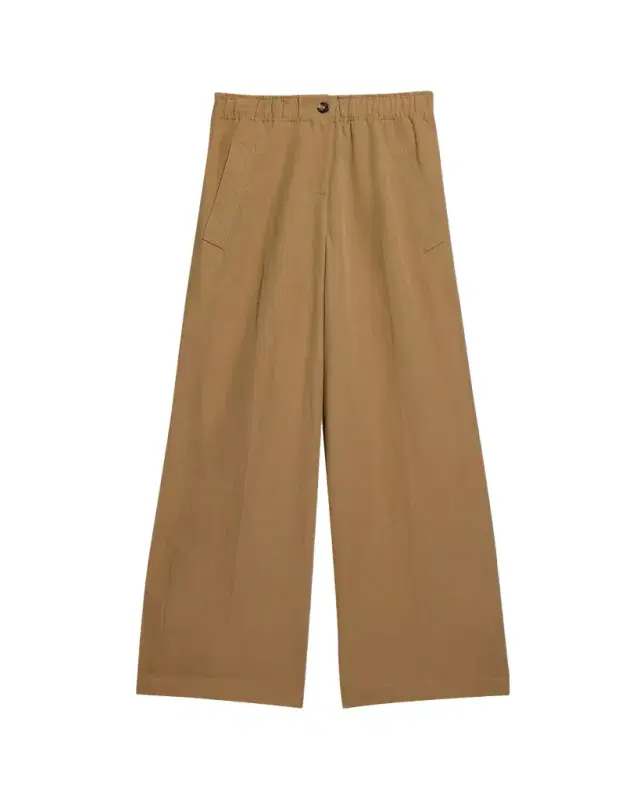 Helmut Lang Trench Wide-Leg Pull-On Trousers