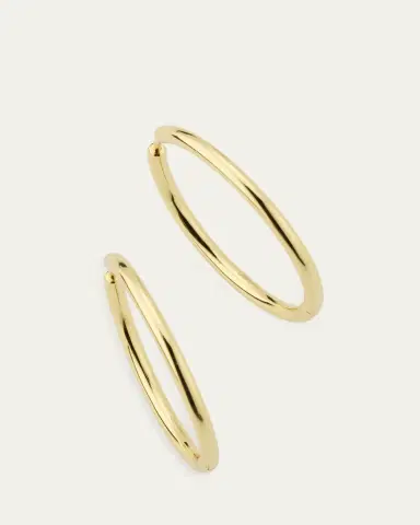 Shashi Everyday Medium Hoop Earrings | Thumbnail 3