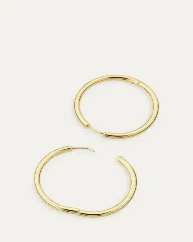 Shashi Everyday Medium Hoop Earrings | Thumbnail 4