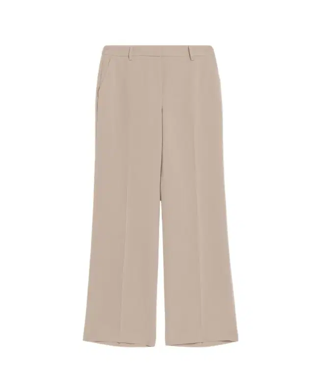 Gates Straight-Leg Crepe Pants