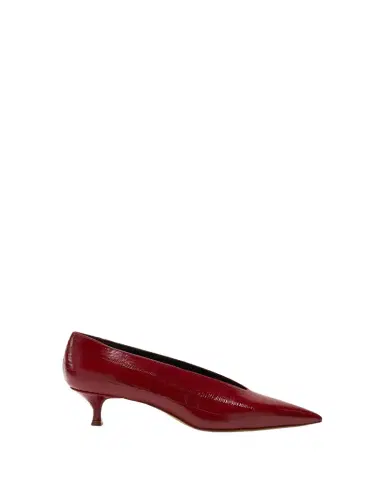 Le Monde Béryl 40mm Babouche Eel-Embossed Leather Pumps | Thumbnail 1