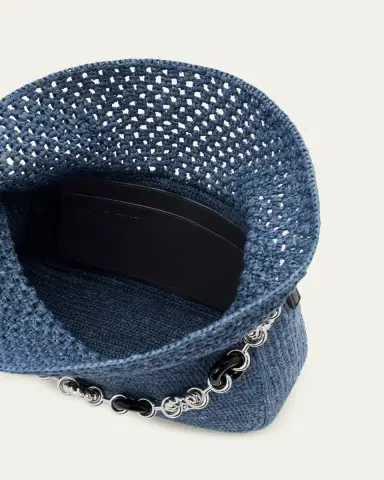Loewe x Paula's Ibiza Ola Medium Bag in Denim-Effect Raffia | Thumbnail 4 Loewe x Paula's Ibiza Ola Medium Bag in Denim-Effect Raffia | Thumbnail 4