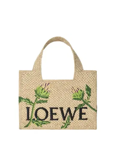 LOEWE x Paula's Ibiza Embroidered Raffia Tote Bag | Thumbnail 1