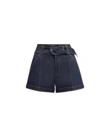 Cinq à Sept Aldi Belted Denim Shorts | Thumbnail 1 Cinq à Sept Aldi Belted Denim Shorts | Thumbnail 1