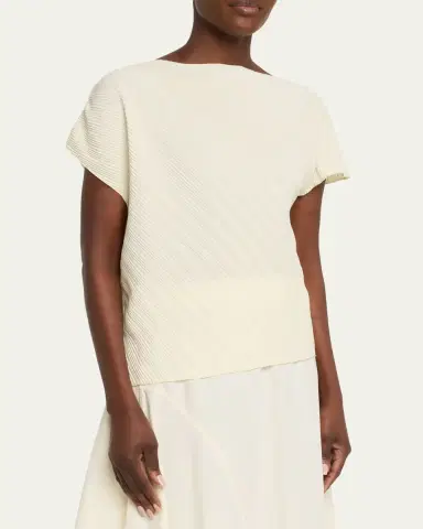 Vince Directional Pleated Top | Thumbnail 4 Vince Directional Pleated Top | Thumbnail 4