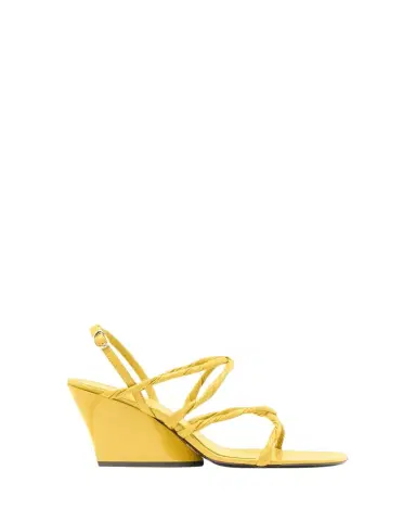 Proenza Schouler 80mm Twist Slant Leather Sandals | Thumbnail 1 Proenza Schouler 80mm Twist Slant Leather Sandals | Thumbnail 1