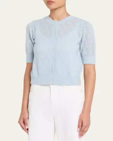 Frame The Delicate Cashmere Cardigan | Thumbnail 4 Frame The Delicate Cashmere Cardigan | Thumbnail 4
