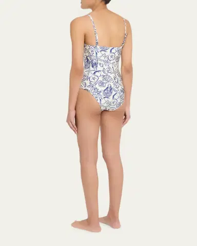 Simkhai Ottilie Strapless One-Piece Swimsuit | Thumbnail 3 Simkhai Ottilie Strapless One-Piece Swimsuit | Thumbnail 3