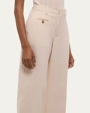 Helmut Lang Wide-Leg Cotton Sailor Trousers | Thumbnail 5 Helmut Lang Wide-Leg Cotton Sailor Trousers | Thumbnail 5