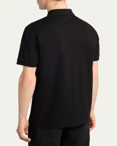 John Smedley Men's Cotton Polo Shirt | Thumbnail 3