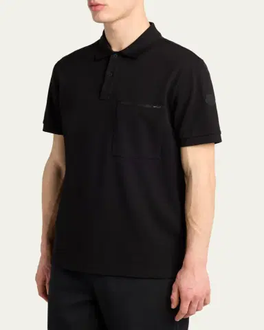 John Smedley Men's Cotton Polo Shirt | Thumbnail 4