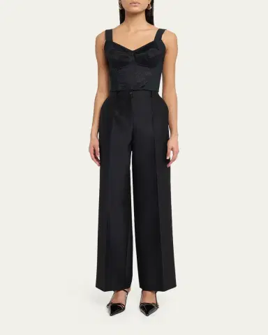 Dolce & Gabbana Lace Jacquard Crop Bustier Top | Thumbnail 2 Dolce & Gabbana Lace Jacquard Crop Bustier Top | Thumbnail 2