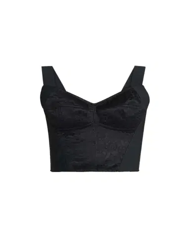 Dolce & Gabbana Lace Jacquard Crop Bustier Top | Thumbnail 1 Dolce & Gabbana Lace Jacquard Crop Bustier Top | Thumbnail 1