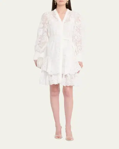 Kobi Halperin Gillian Floral Lace Shirtdress | Thumbnail 2 Kobi Halperin Gillian Floral Lace Shirtdress | Thumbnail 2