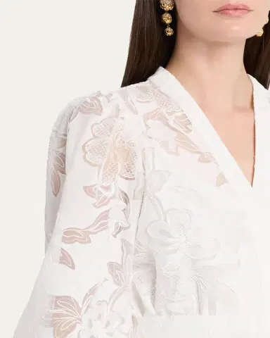 Kobi Halperin Gillian Floral Lace Shirtdress | Thumbnail 5 Kobi Halperin Gillian Floral Lace Shirtdress | Thumbnail 5