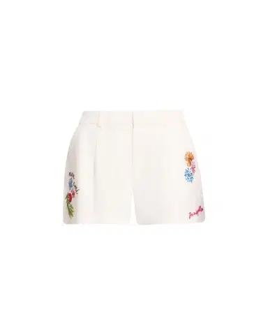 Cinq à Sept Emmie Embroidered Vine Shorts | Thumbnail 1 Cinq à Sept Emmie Embroidered Vine Shorts | Thumbnail 1
