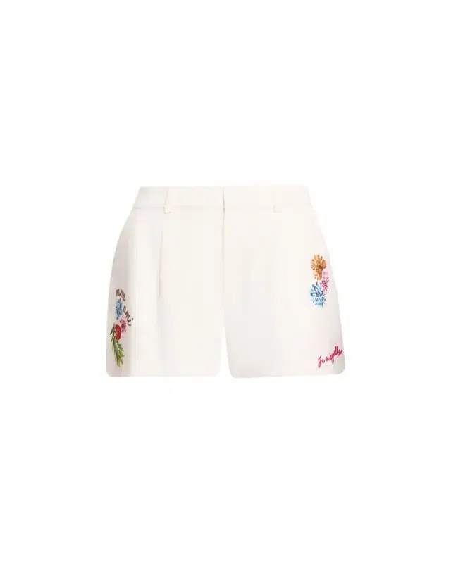 Emmie Embroidered Vine Shorts