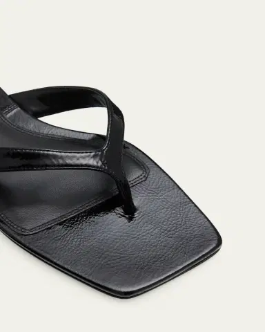Vince San Juan Patent Leather Flat Thong Sandals | Thumbnail 5 Vince San Juan Patent Leather Flat Thong Sandals | Thumbnail 5