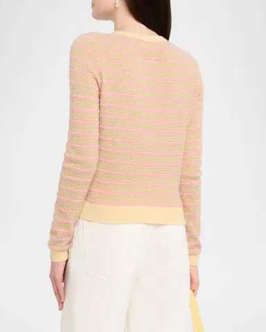 Guest In Residence Pebble Stripe Jane Cardigan | Thumbnail 2 Guest In Residence Pebble Stripe Jane Cardigan | Thumbnail 2