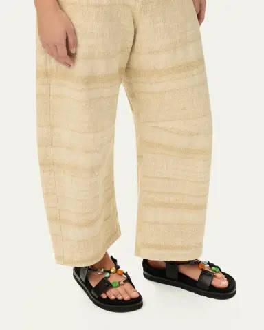 Loewe x Paula's Ibiza Anagram Pebble Bead Leather Sandals | Thumbnail 2 Loewe x Paula's Ibiza Anagram Pebble Bead Leather Sandals | Thumbnail 2