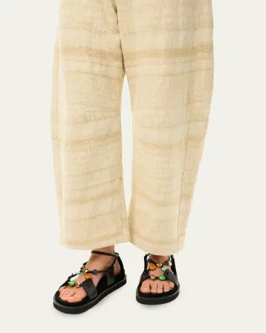 Loewe x Paula's Ibiza Anagram Pebble Bead Leather Sandals | Thumbnail 3 Loewe x Paula's Ibiza Anagram Pebble Bead Leather Sandals | Thumbnail 3