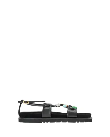 Loewe x Paula's Ibiza Anagram Pebble Bead Leather Sandals | Thumbnail 1 Loewe x Paula's Ibiza Anagram Pebble Bead Leather Sandals | Thumbnail 1
