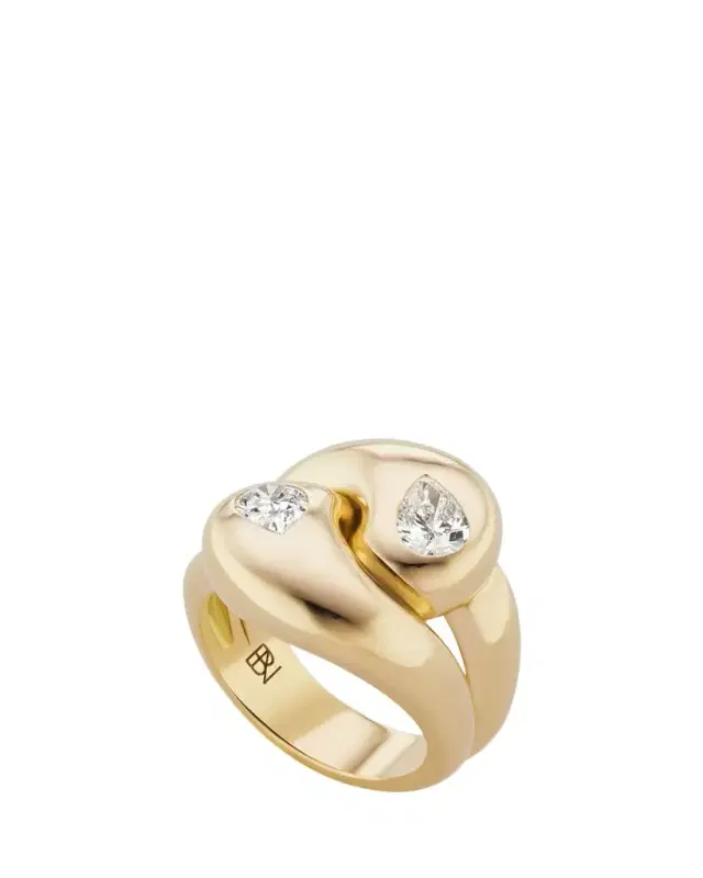 Brent Neale Pear Diamond Knot Ring