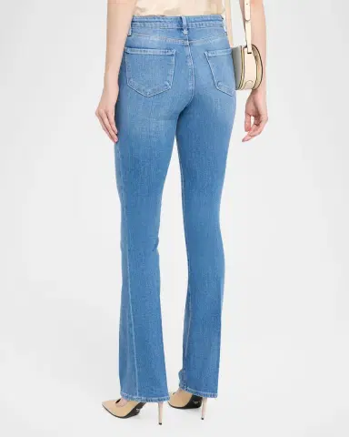 L'Agence Selma High-Rise Sleek Baby Bootcut Jeans | Thumbnail 2