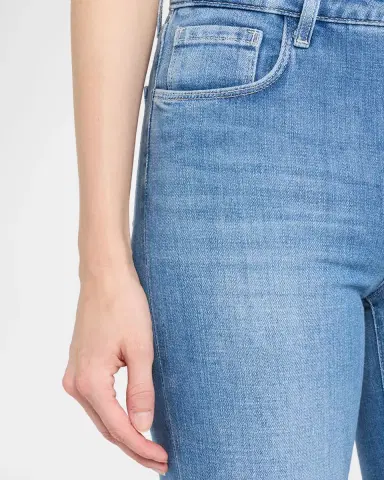L'Agence Selma High-Rise Sleek Baby Bootcut Jeans | Thumbnail 5