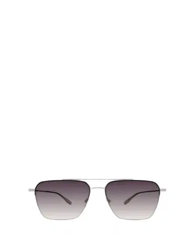BARTON PERREIRA Men's Double-Bridge Titanium Aviator Sunglasses | Thumbnail 1