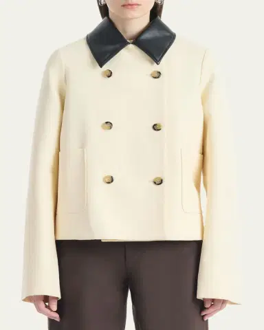 Altuzarra Harburg Cropped Double-Breasted Jacket | Thumbnail 4 Altuzarra Harburg Cropped Double-Breasted Jacket | Thumbnail 4