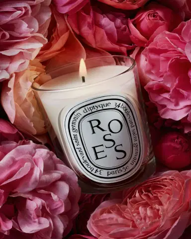 Diptyque Roses Classic Candle, 6.7 oz. | Thumbnail 3