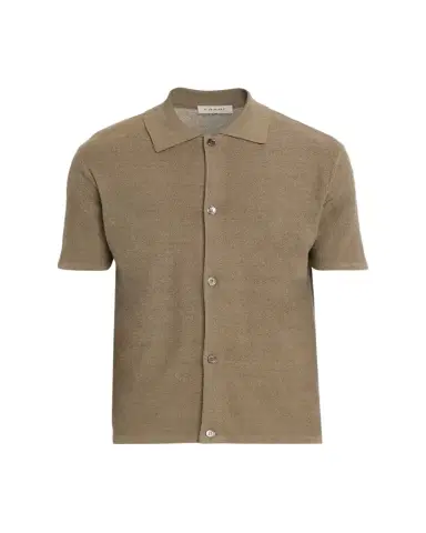 Frame Men's Linen-Blend Short-Sleeve Shirt | Thumbnail 1 Frame Men's Linen-Blend Short-Sleeve Shirt | Thumbnail 1