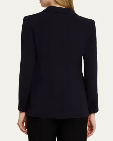 Lafayette 148 New York Single-Button Finesse Crepe Blazer | Thumbnail 7 Lafayette 148 New York Single-Button Finesse Crepe Blazer | Thumbnail 7