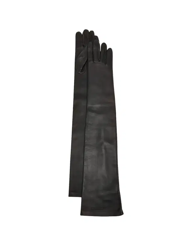 Balenciaga Long Lambskin Leather Gloves