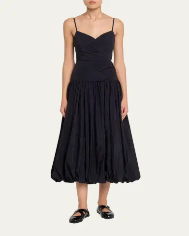Cinq à Sept Fia Drop-Waist Bubble Midi Dress | Thumbnail 2