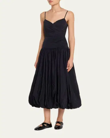 Cinq à Sept Fia Drop-Waist Bubble Midi Dress | Thumbnail 4