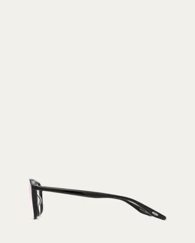 BARTON PERREIRA Men's Double-Bridge Acetate Aviator Sunglasses | Thumbnail 6