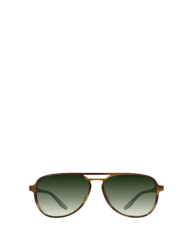 Barton Perreira Men's Double-Bridge Acetate Aviator Sunglasses