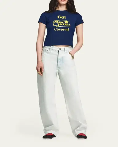 Marc Jacobs Mid-Rise Bow-Leg Jeans | Thumbnail 2 Marc Jacobs Mid-Rise Bow-Leg Jeans | Thumbnail 2