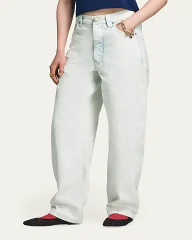 Marc Jacobs Mid-Rise Bow-Leg Jeans | Thumbnail 4 Marc Jacobs Mid-Rise Bow-Leg Jeans | Thumbnail 4