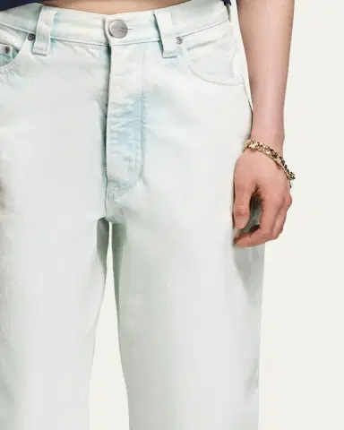 Marc Jacobs Mid-Rise Bow-Leg Jeans | Thumbnail 5 Marc Jacobs Mid-Rise Bow-Leg Jeans | Thumbnail 5
