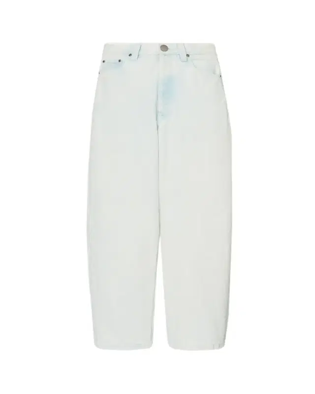 Mid-Rise Bow-Leg Jeans